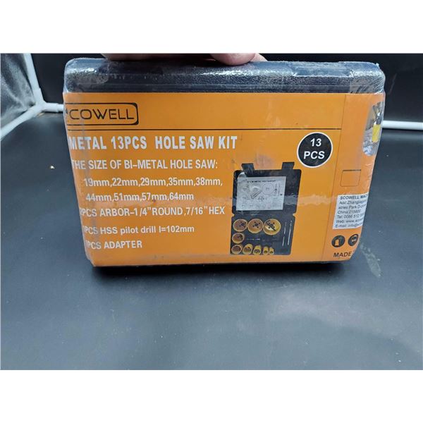Cowell Metal 13pcs Hole Saw Kit