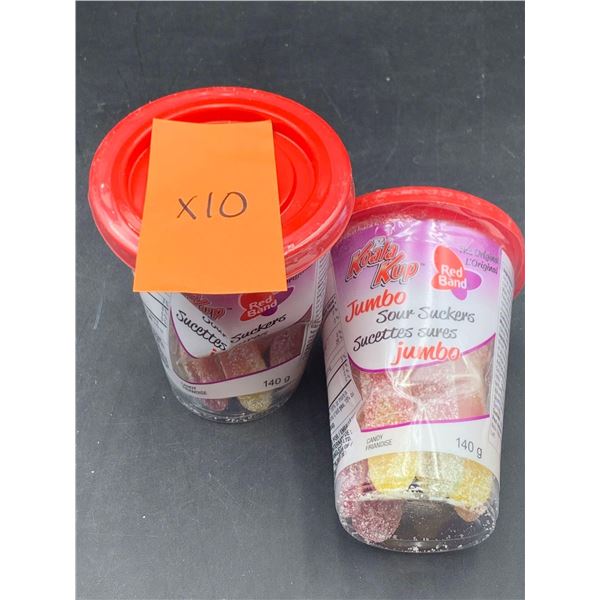 Koala Kups Jumbo Sour Suckers (10 x 140g)