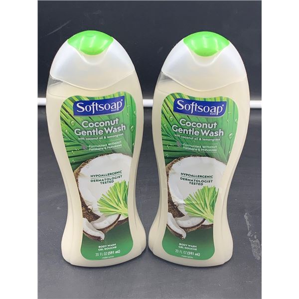 SoftSoap Coconut Gentle Wash Body Wash (2 x 591ml)