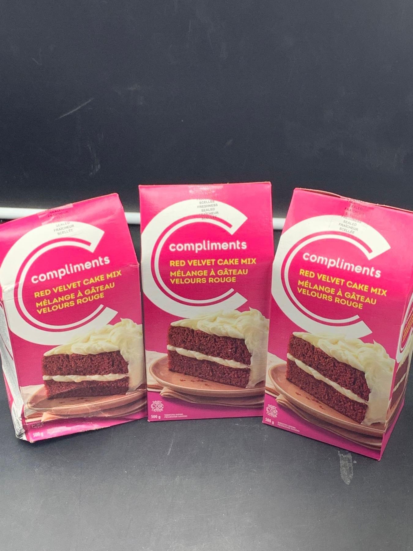 Compliments Cakes Compliments Red Velvet Cake Mix (3 x 500g)
