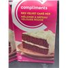 Image 2 : Compliments Red Velvet Cake Mix (3 x 500g)