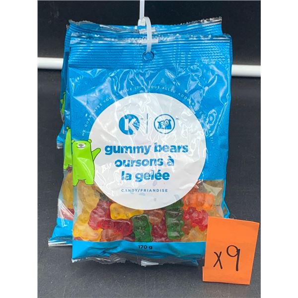 Circle K Gummy Bears (9 x 170g)