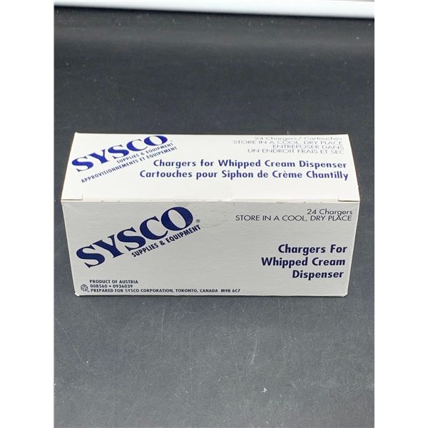 Sysco Chargers for Whipped Cream Dispenser (24 chargers)