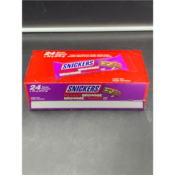 Snickers Peanut Brownie Candy Bars (24 x 34g)
