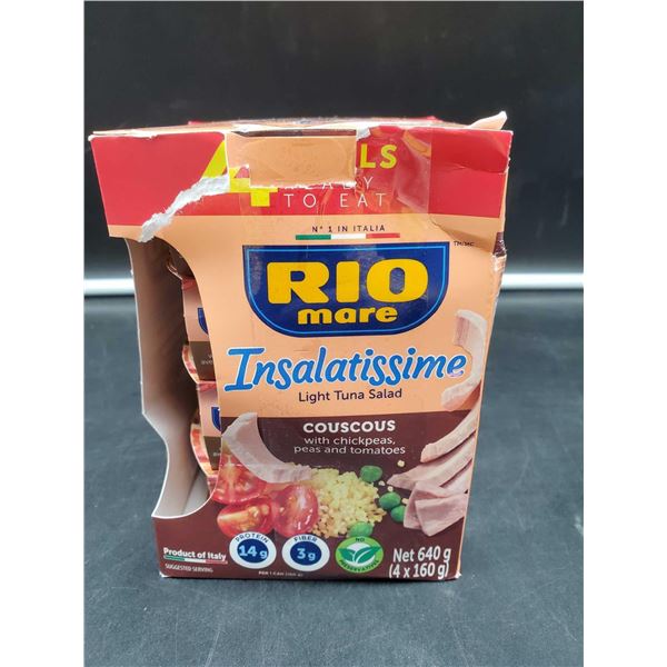 Rio Mare Light Tuna Salad with Couscous, chickpeas, Peas and Tomatoes (4 x 160g)