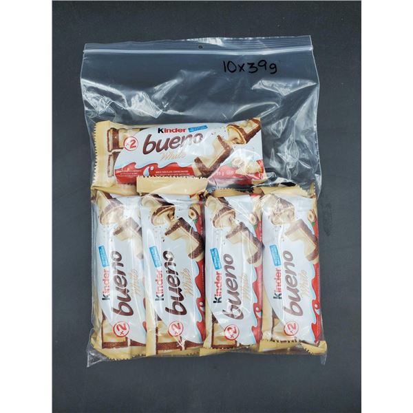Kinder Bueno White Candy Bars (10 x 39g)