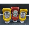 Image 1 : Heinz Ketchup (575ml) and Mustard (2 x 380ml)