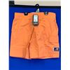 Image 1 : NEW New Balance Womens Day Trippers Short Orange Size L