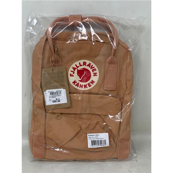 NEW Fjall Raven Kanken Mini Backpack Peach Sand