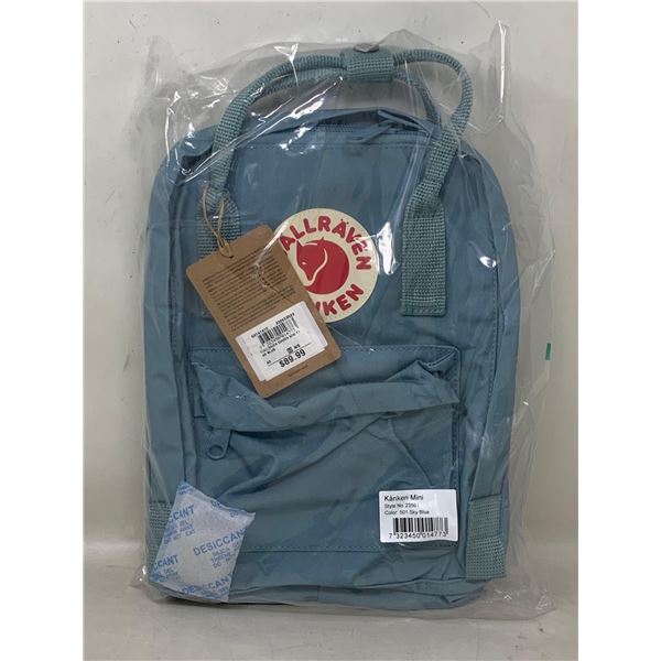 NEW Fjall Raven Kanken Mini Backpack Sky Blue