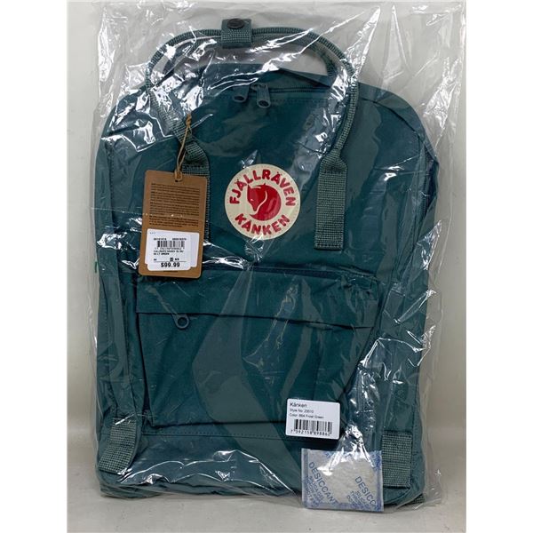 NEW Fjall Raven Kanken Full Backpack Frost Green