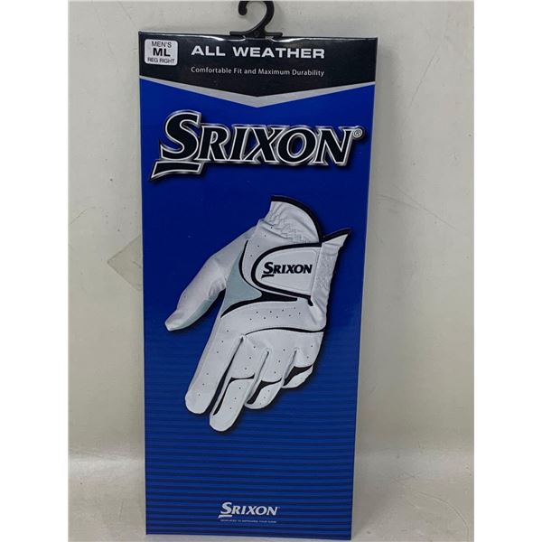 NEW All Weather Srixon Glove Mens ML Reg Right