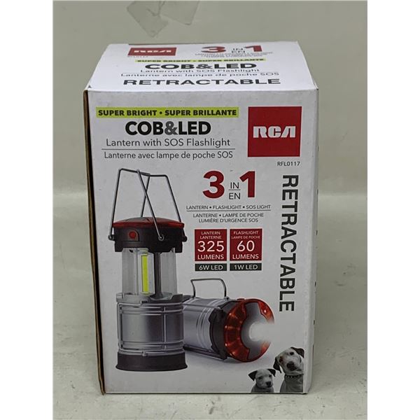 NEW RCA COB&LED 3in1 Retractable Light