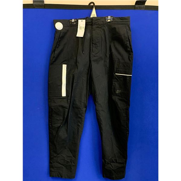 NEW Men's Woven Utility Sweatpants, fleece, Tapered Size 34