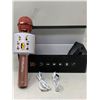 Image 2 : NEW Fishoaky Karaoke Microphone Pink