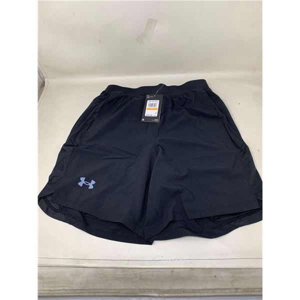 NEW Under Armour Men's Fitted Black Short Sz Sm