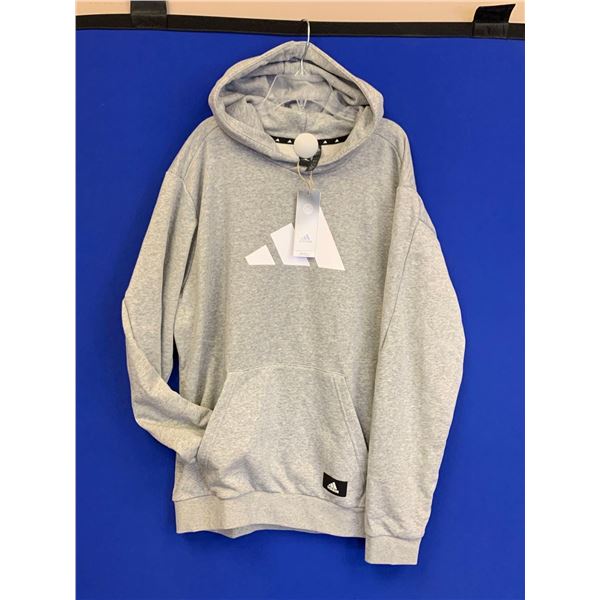 NEW Adidas Sweatshirt 3 Bar Gray Sz L