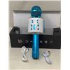Image 2 : NEW Fishoaky Karaoke Microphone Teal