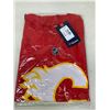 Image 1 : NEW Calgary Flames Authentic Tee Shirt Sz Sm