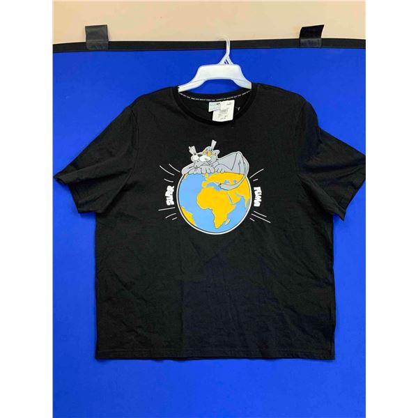 NEW Puma Graphic Tee Sustainability Black Sz Med