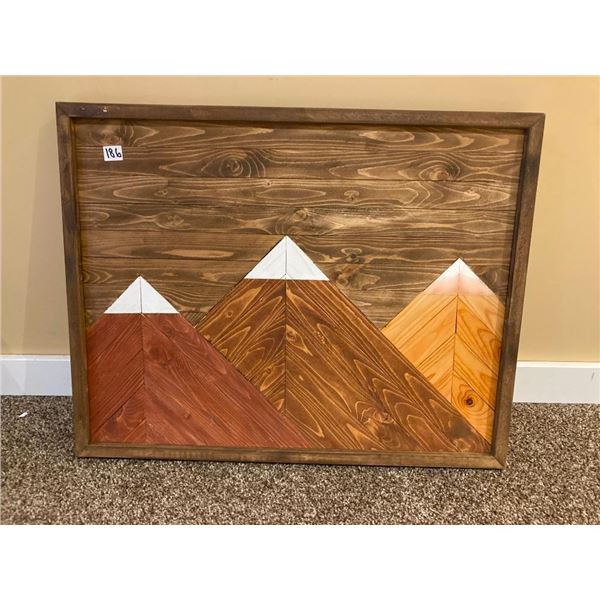 Wooden Mountains (20X25 Inches)