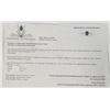 Image 5 : 10K Yellow Gold Blue Sapphire(1ct) Diamond(0.05ct) Ring (~Size 7) appraisal certificate $ 1960.00