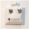 Image 3 : 14K White Gold Solitaire Diamonds(.86Ct, Vs1-Vs2) Stud Earrings  appraisal certificate $3285.00
