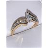 Image 3 : Ladies Marquis Cut .96 Carat Diamond ( SI-I, G-H) Ring set in 14K Gold certificate Value $9,200.00