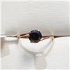 Image 1 : 10K Yellow Gold Black Diamond(1.2ct) Ring (~Size 6.5) (~weight 1.58g), Made in Canada, Appraised Ret