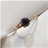 Image 2 : 10K Yellow Gold Black Diamond(1.2ct) Ring (~Size 6.5) (~weight 1.58g), Made in Canada, Appraised Ret