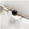 Image 3 : 10K Yellow Gold Black Diamond(1.2ct) Ring (~Size 6.5) (~weight 1.58g), Made in Canada, Appraised Ret