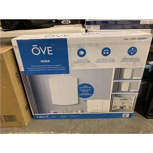 Ove Mina 1-Door Mirrored Medicine Cabinet