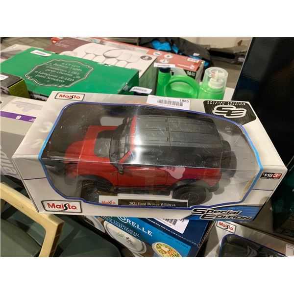 Maisto 2021 Ford Bronco Wildtrak Special Edition 1:18 Diecast
