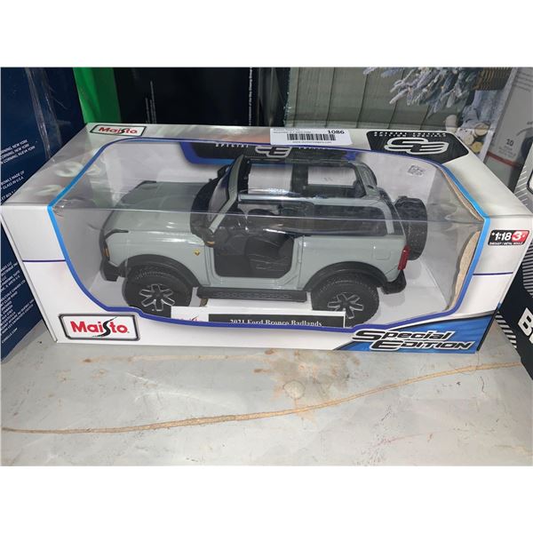 Maisto 2021 Ford Bronco Badlands Special Edition 1:18 Diecast