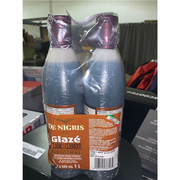 De Nigris Glaze Classic Original w/ Balsamic Vinegar of Modena 2x500ml