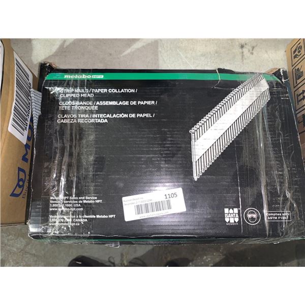Metabo HPT Strip Nails Paper Collation Clipped Head 3 3/8"