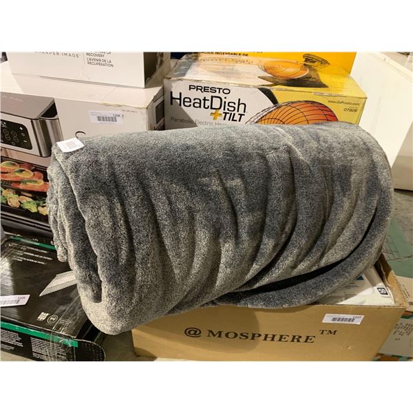 Plush Blanket Gray