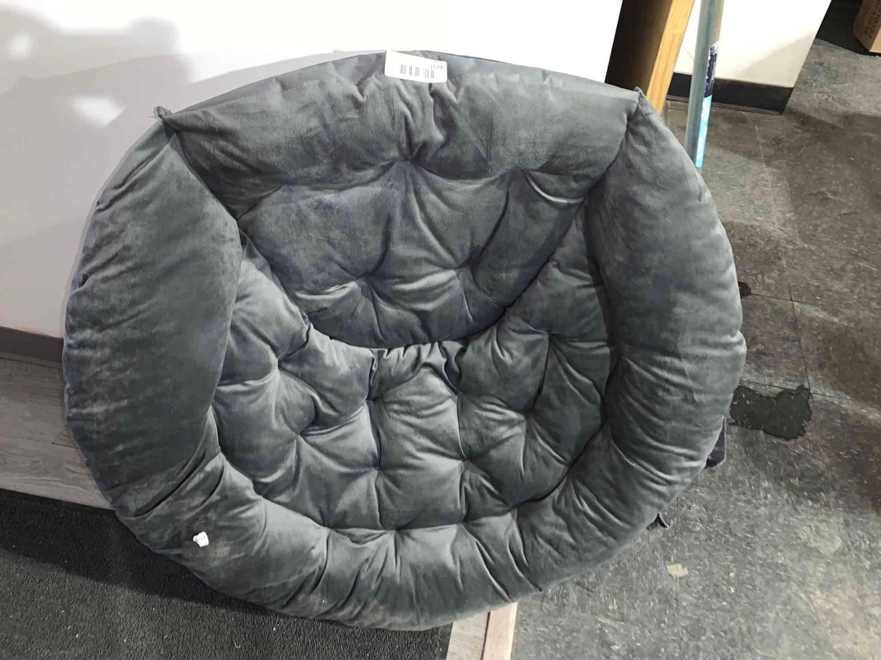 Urban Lounge Oversized Saucer Chair Gray