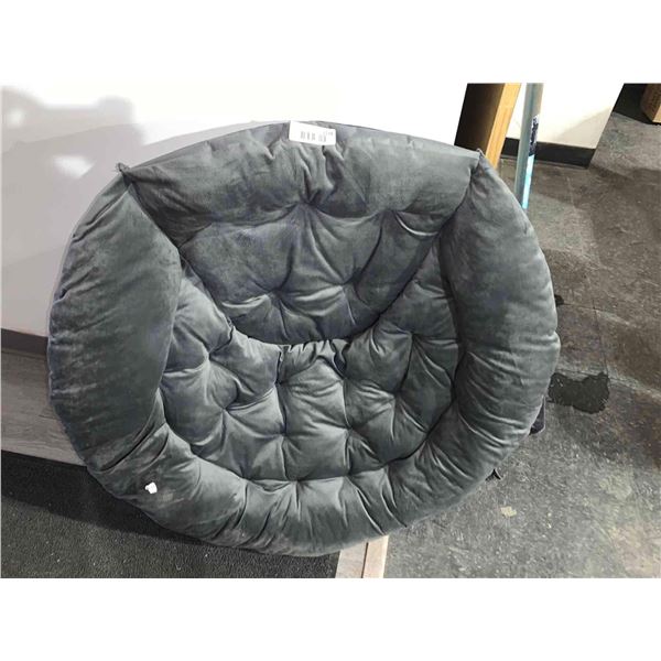 Urban Lounge Oversized Saucer Chair Gray