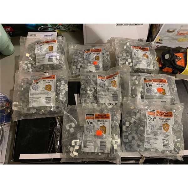 Lot of Simpson Strong Tie  Plywood Sheathing Clip 7/16"