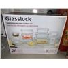 Image 1 : Glasslock Tempered Glass Food Storage Set 26 pieces