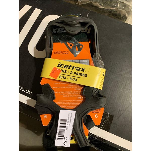 IceTrax Ice Cleats 2 pair size S/M