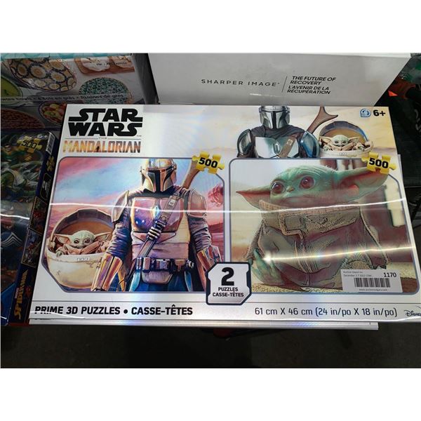 Star Wars Mandalorian Prime 3-D Puzzle 2 Pack 500pieces each