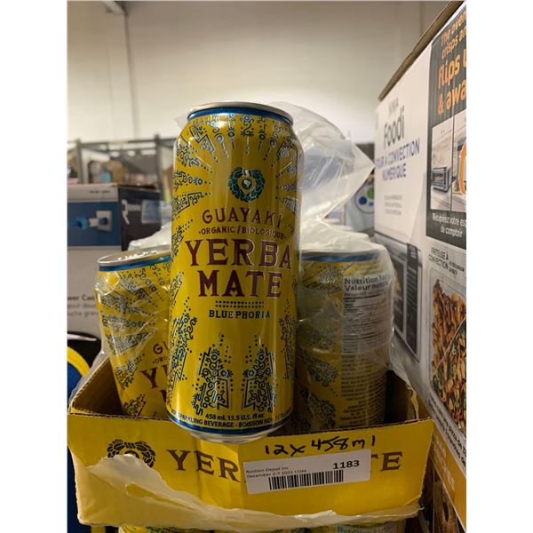 Guayaki Organic Yerba Mate Bluephoria Beverage 458ml x 12