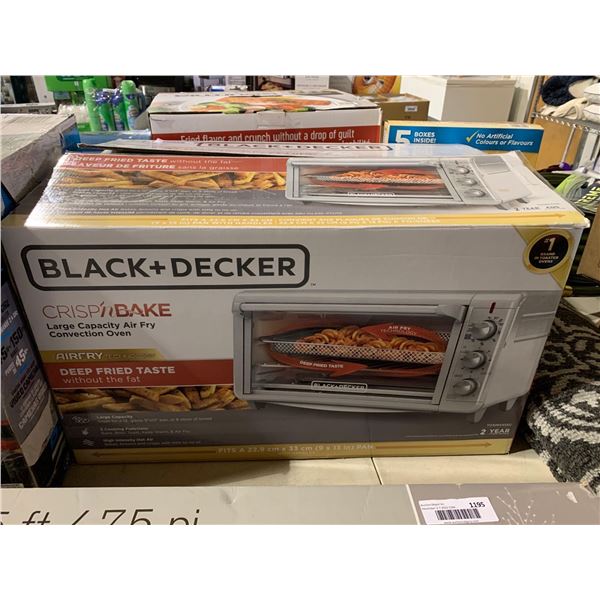 Black + Decker Crisp' n Bake Large Capacity Air Fry Convection Oven