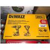 Image 1 : NEW DeWalt 20v Drill / Driver / Impact Driver Combo Kit Includes 2 Batteries & Charger