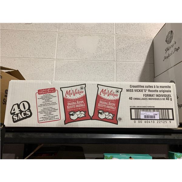 CASE LOT Miss Vickies Original Recipe 40 x 40g