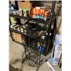 Image 2 : 3 Tier Hanging Removable Basket Rack Black Finish