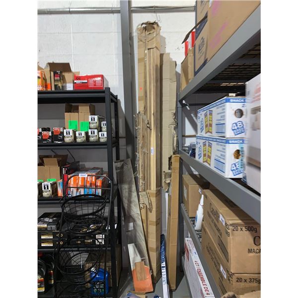 Lot of Acai Wood Individually Wrapped 8' x 4" x 3/4" Wood Trim/base Pieces