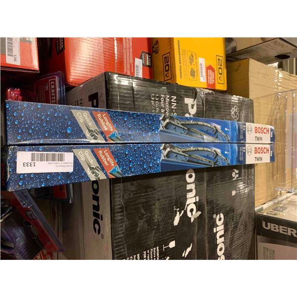 Bosch Twin 2 Pack Longlife Rubber Quick Clip (909) 22" Wiper Blades Lot of 2